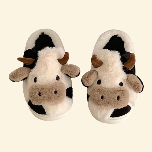 Cozy Cow Slippers