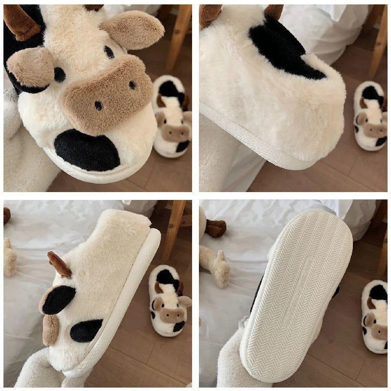 Cozy Cow Slippers