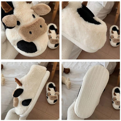 Cozy Cow Slippers