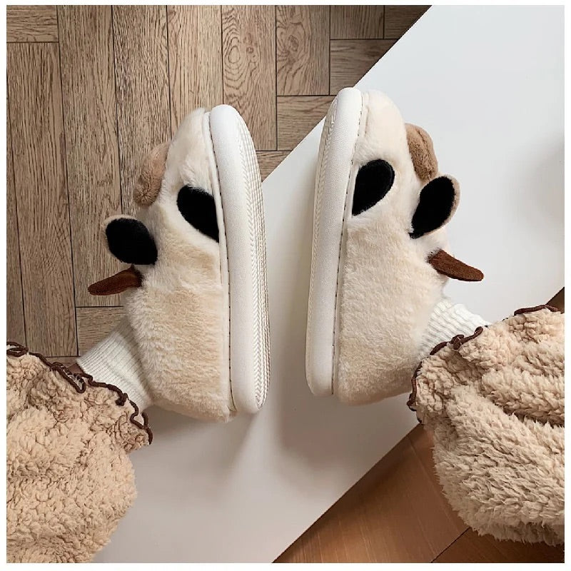 Cozy Cow Slippers